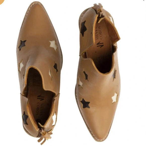 Silvia Cobos Shoot For The Moon Boots Honey, Various Sizes NWOB - Picture 4 of 6